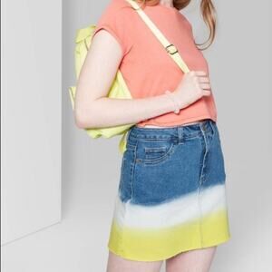Wild Fable high rise dip dye mini skirt